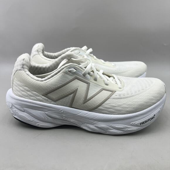 New Balance Fresh Foam 1080 v14 Shoes Women Size 8 D Wide White Running Sneakers - Picture 1 of 8